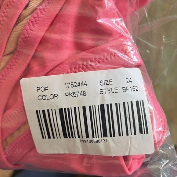 J Crew Swimsuit Size 24 Scoopneck One Piece‎ Pink - Picture 7 of 7
